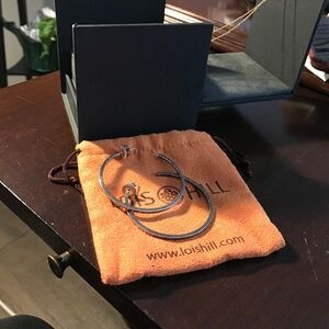 Lois hill silver hoop earrings
